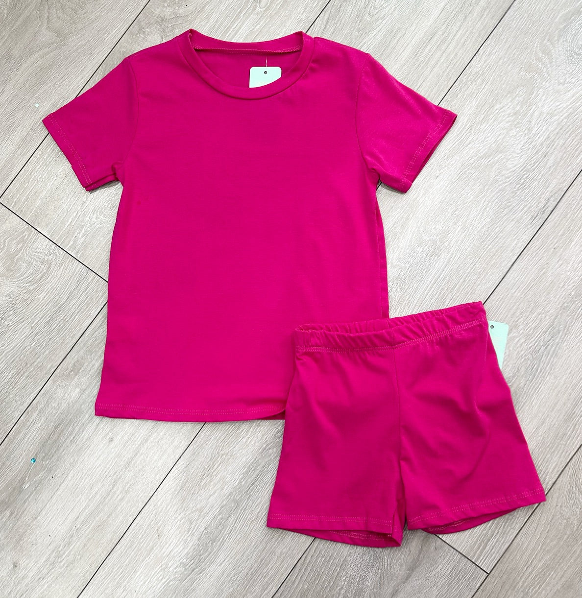 Cerise Pink Tamsyn Shorts Set NO EXCHANGE/NO RETURN
