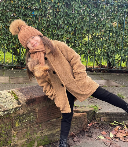 Camel Mariene Teddy Coat