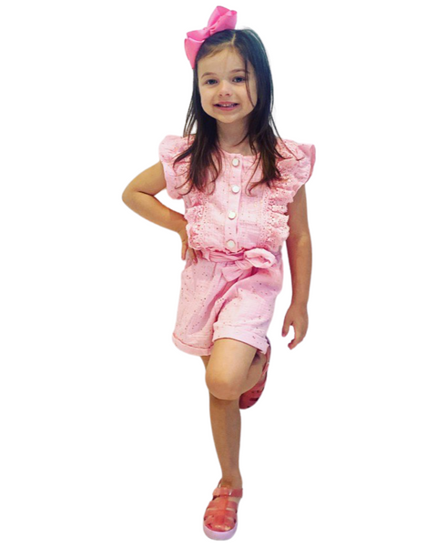 Pink Emmie Playsuit