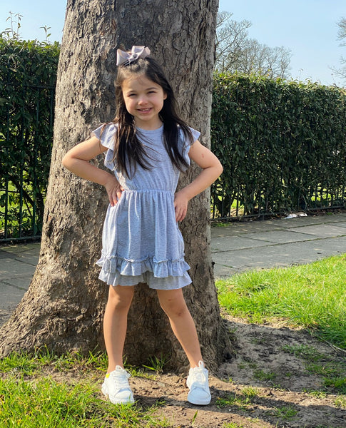 Grey Saphine Shorts Set