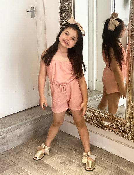 Pink Dahlia Playsuit