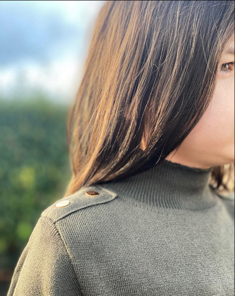 Khaki Alani Knitted Leggings Set