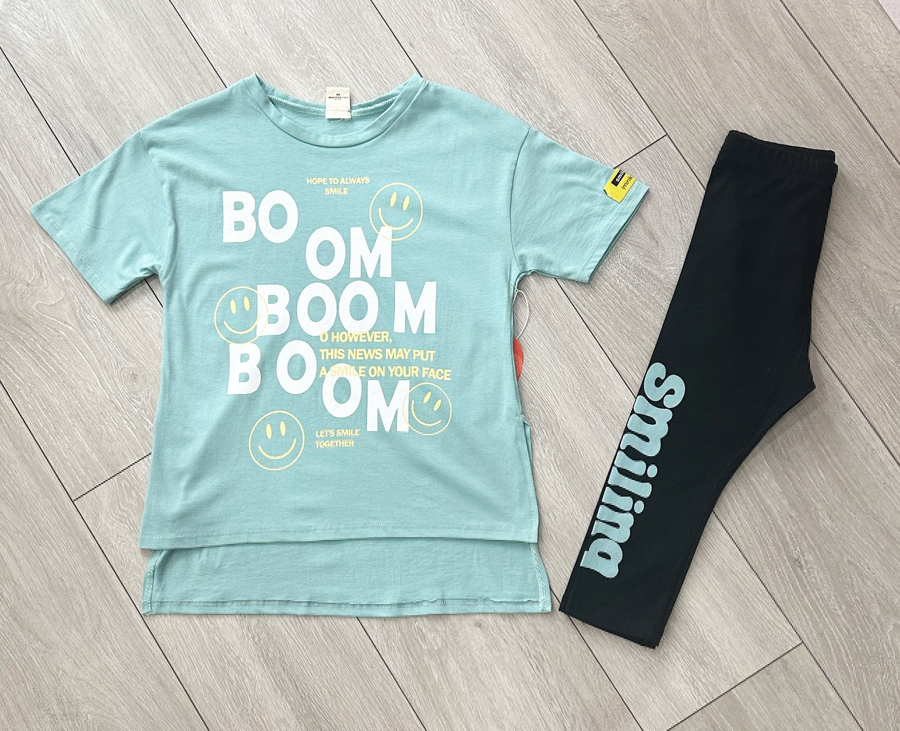 Green Boom Leggings Set