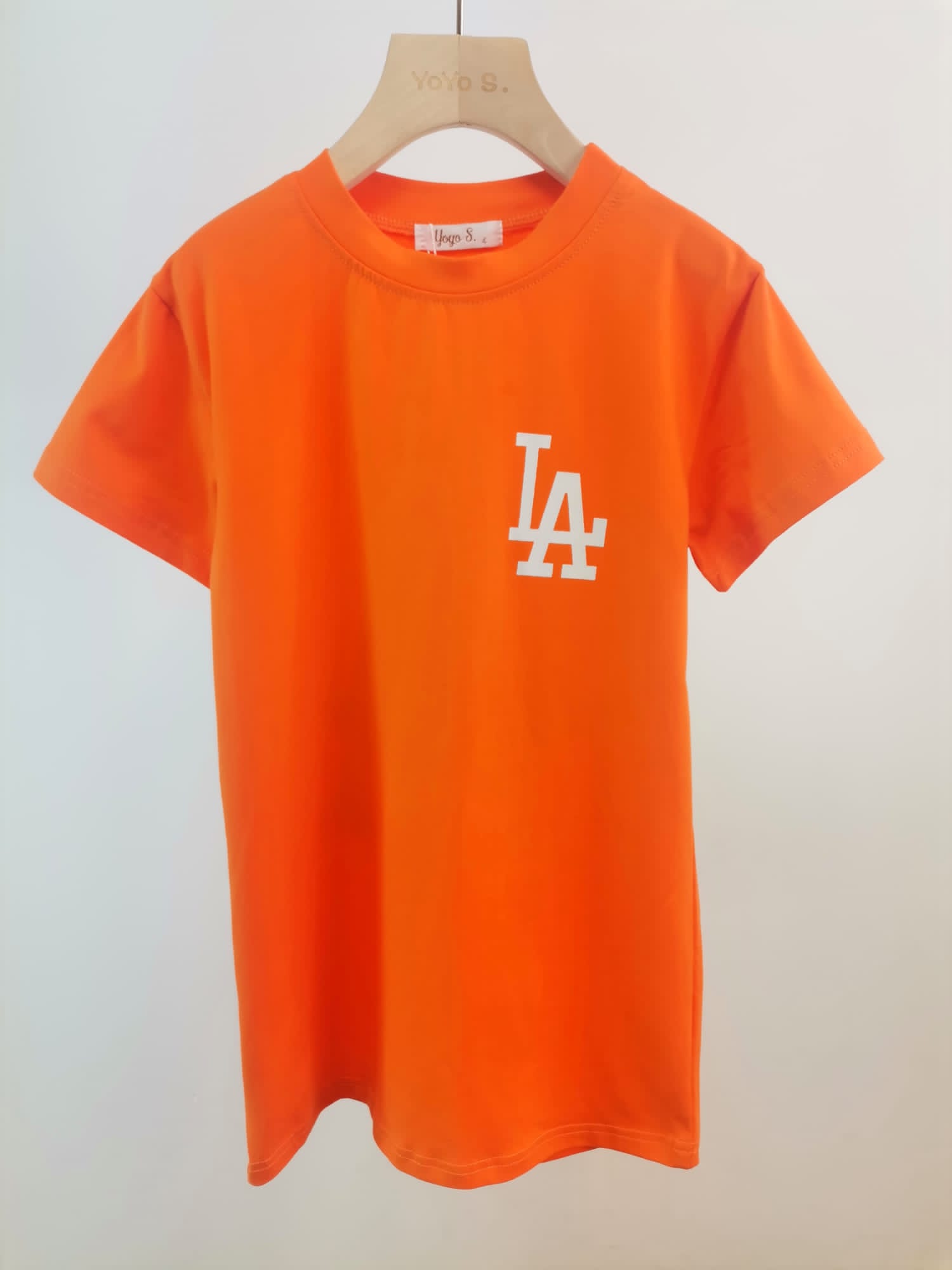 Orange LA TShirt Dress