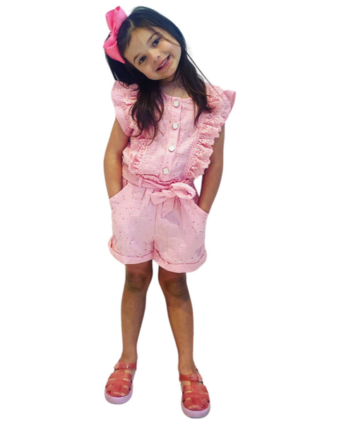 Pink Emmie Playsuit