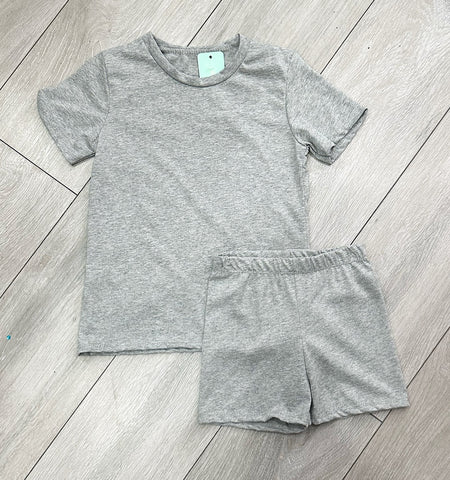 Grey Tamsyn Shorts Set NO EXCHANGE/NO RETURN
