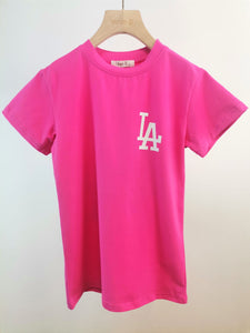 Pink LA TShirt Dress