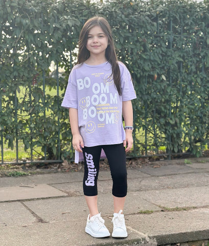 Lilac Boom Leggings Set