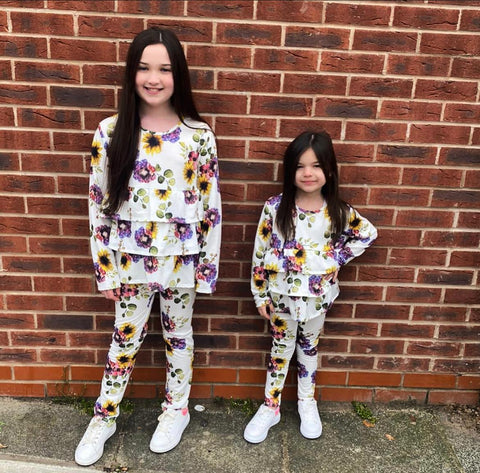 White Elora Leggings Set NO EXCHANGE/NO RETURN