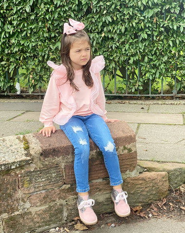 Pink Romina Frill Jumper NO EXCHANGE/NO RETURN