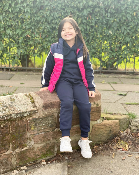 Navy Kehlani Tracksuit & Gilet