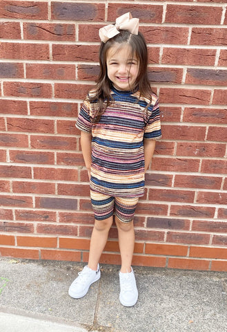 Beige Alzira Shorts Set