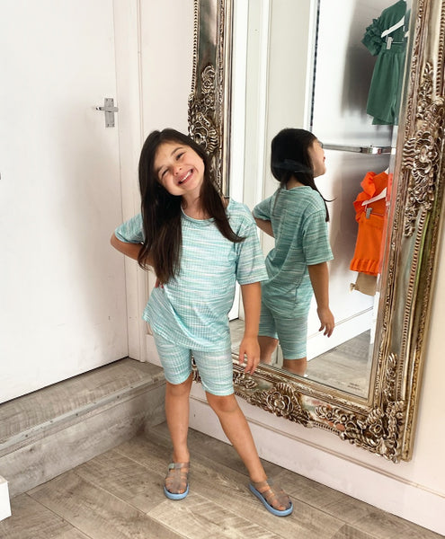 Mint Eudora Shorts Set